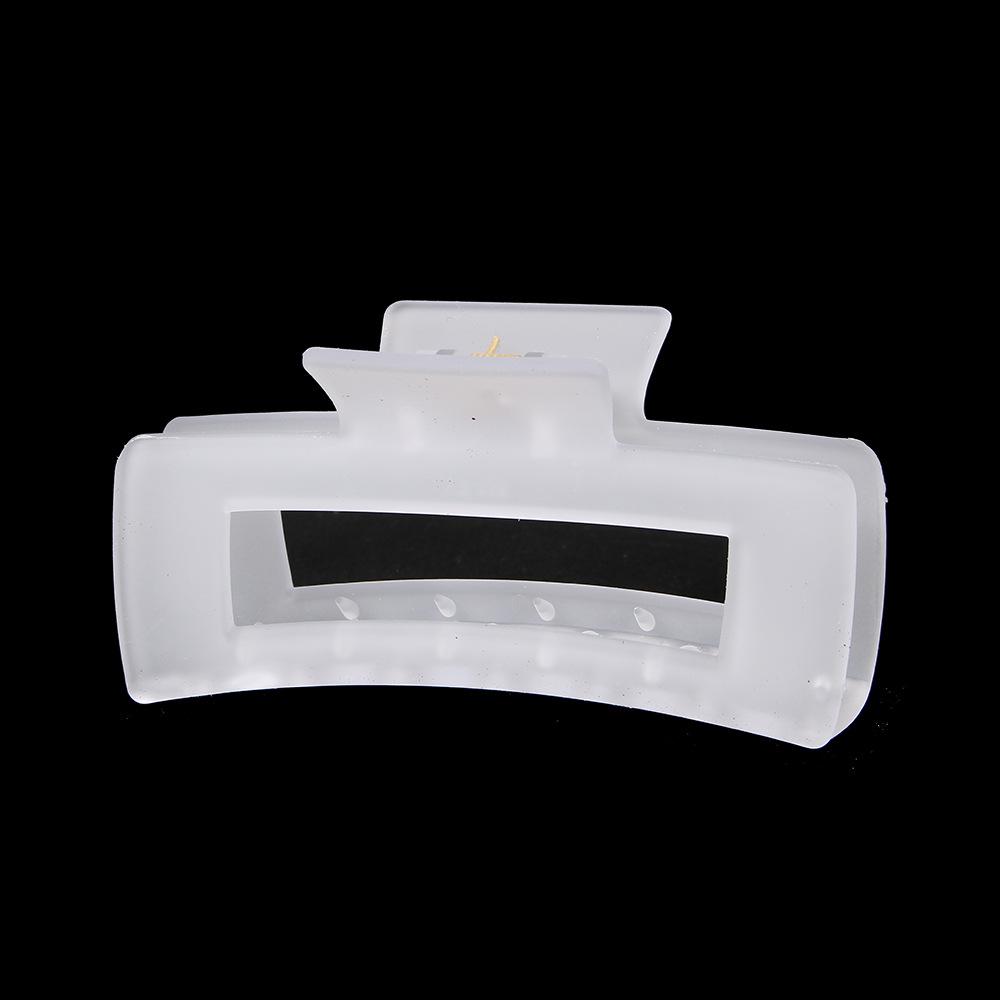 Extra Large 13CM Rectangular Hair Clip - Frosted Multi-purpose Shark Claw Clip for Thick Hair