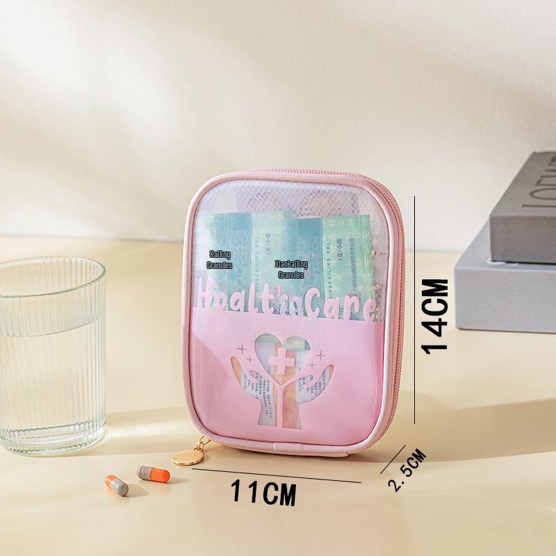 Foldable Large-Capacity Medicine Box: Dustproof & Moisture-Proof First Aid Travel Storage Bag