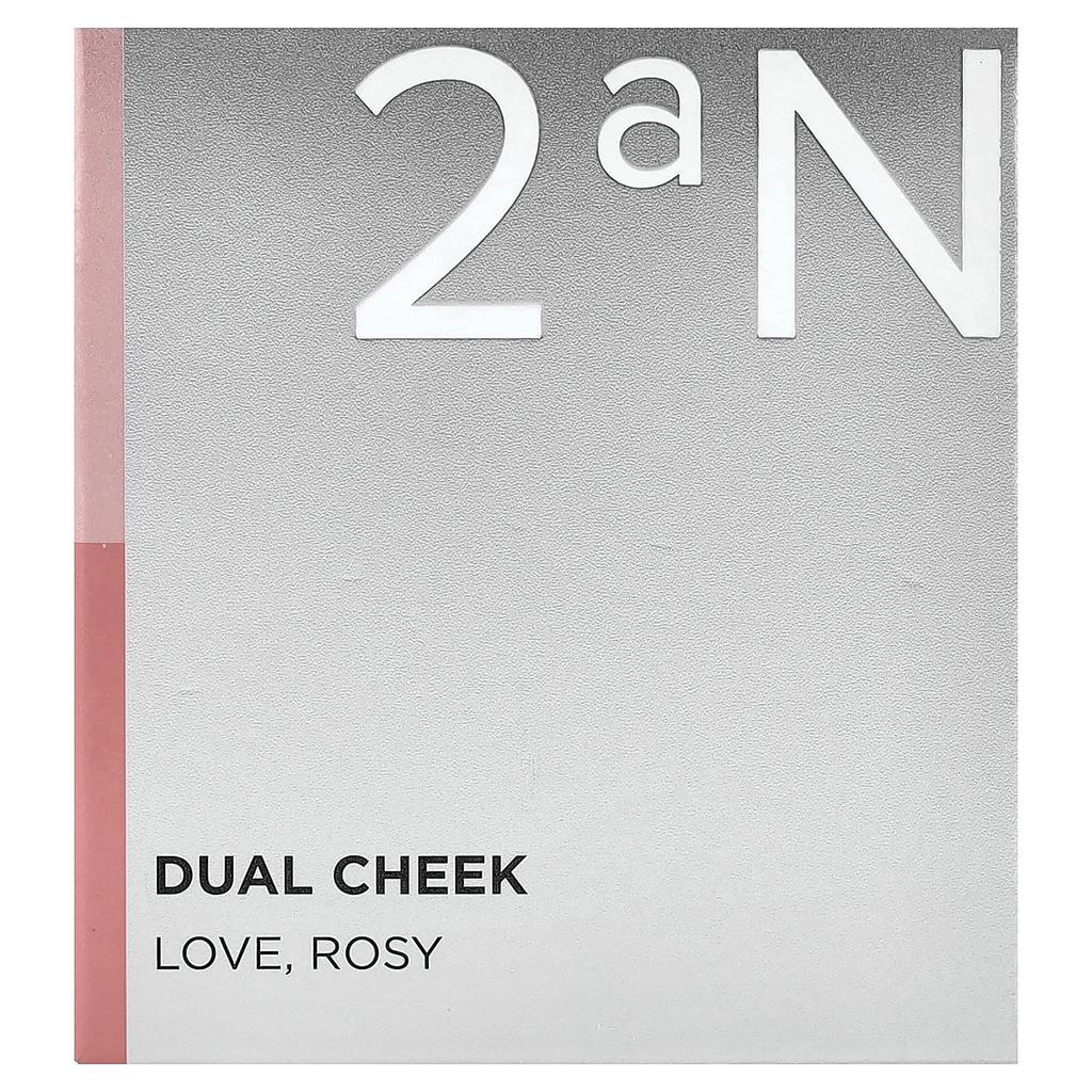2aN Dual Cheek, 02 Love, Rosy, 9g