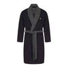 Mens Fleece Shawl Collar Long-Sleeved Robe