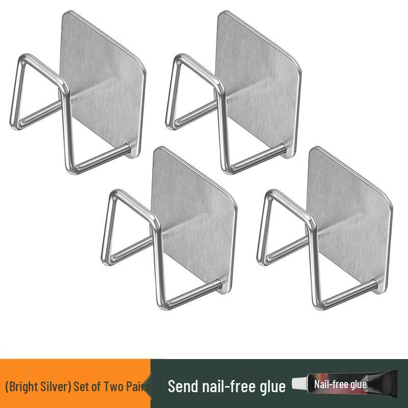 Punch-Free Wall-Mounted Pot Lid & Cutting Board Storage Rack
