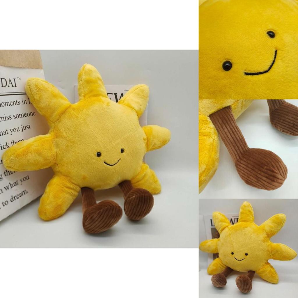 Adorable 15.7in Amuseable Sun Plush Toy Soft Stuffed Doll Pillow Kids Xmas Gift