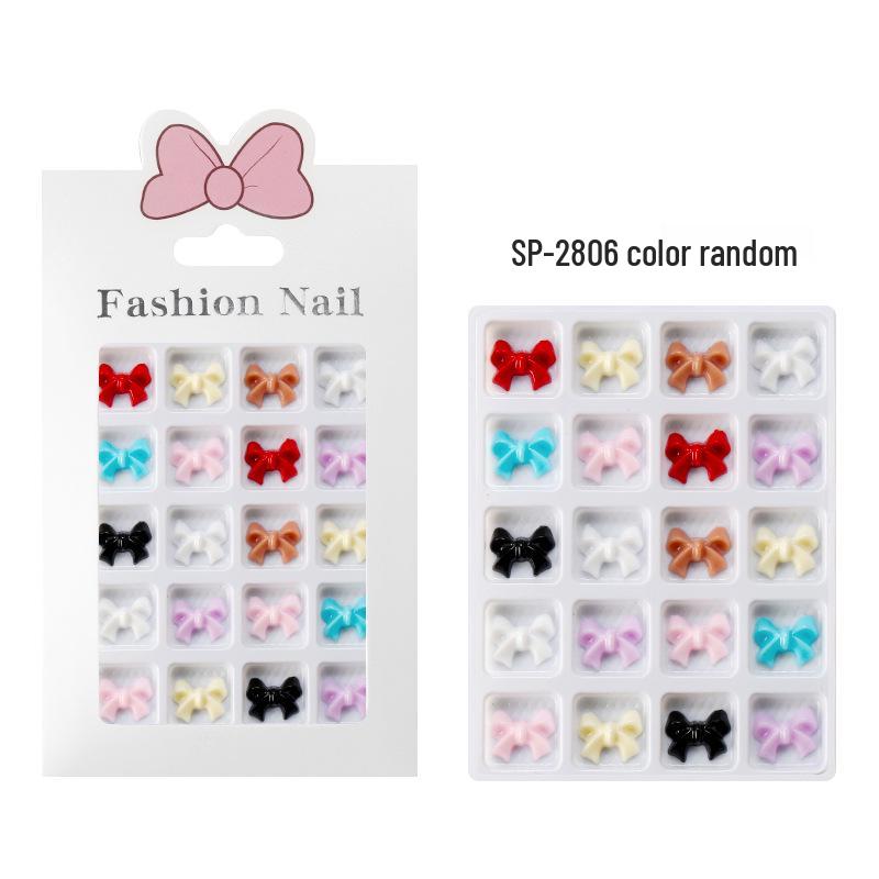 

Смоляные шармы для ногтей в виде сердец и бабочек: Бантик, Камелия, Chrome Hearts, Лента, Мультяшные украшения (20 шт.)