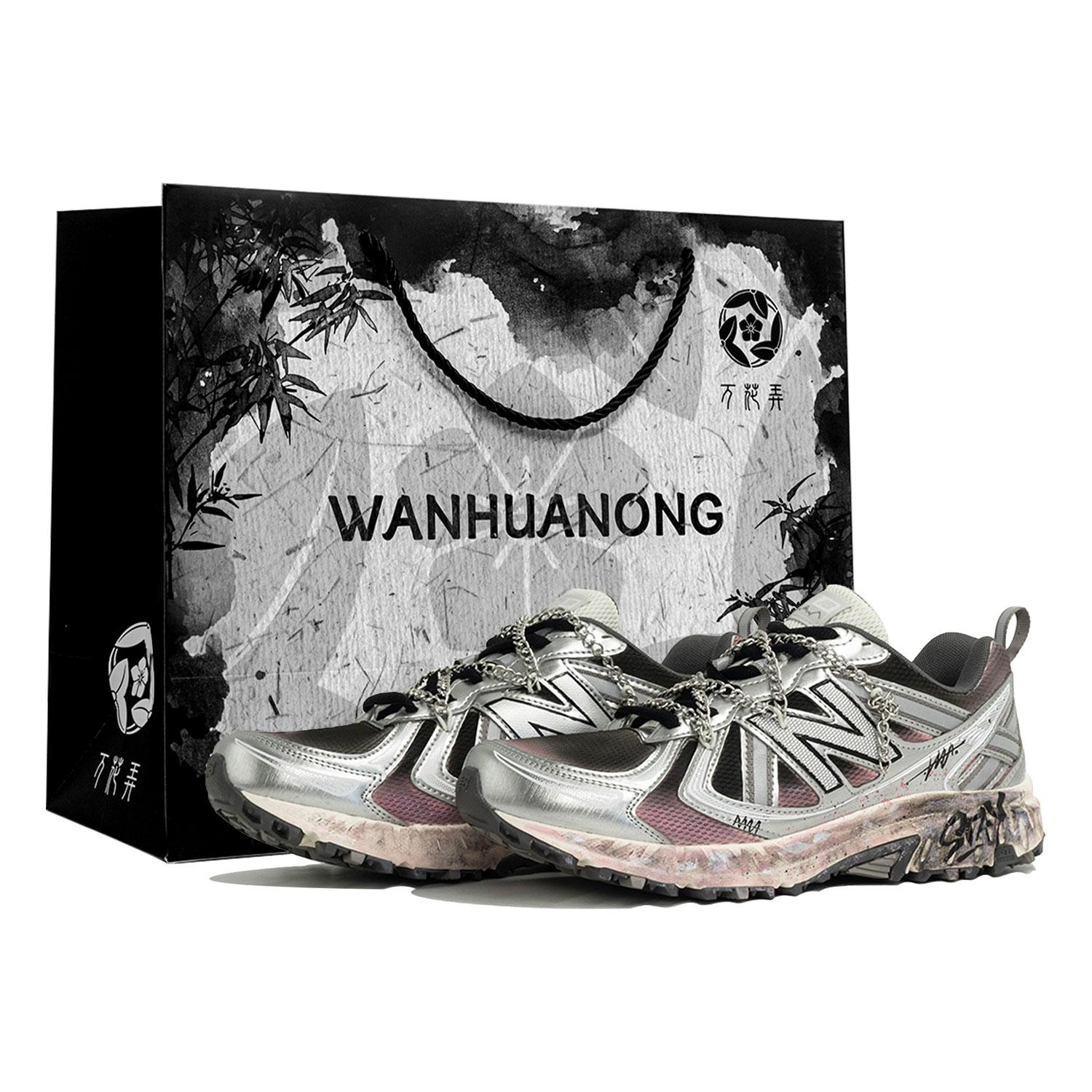

New Balance NB 410 V5 Slip Resistant Abrasion Resistant Low top Running Shoes Unisex Silver Pink MT410KM5(Team1023-S-BOX) 45