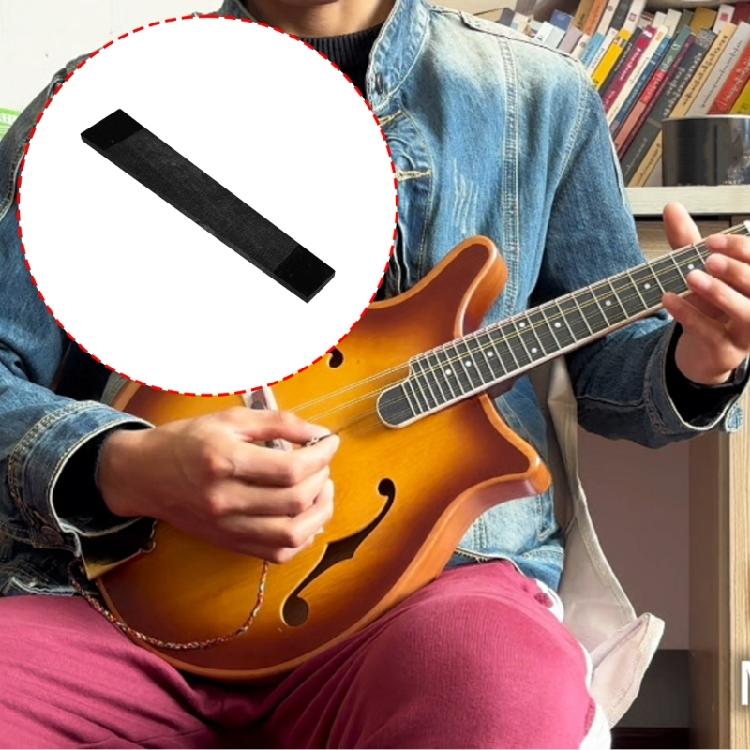 Ebony Mandolin Fingerboard Delivers Warm Rich Sound and Effortlessly Playing Easy Installation for All Skill Levels