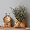1PC Multi-Purpose Kitchen Decor Woven Wall-Mounted Basket Farmhouse Wall Hanging Vegetables 2 Sizes