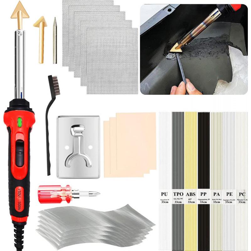 Plastic Welder & Repair Gun: Car Bumper & Body Soldering Tool