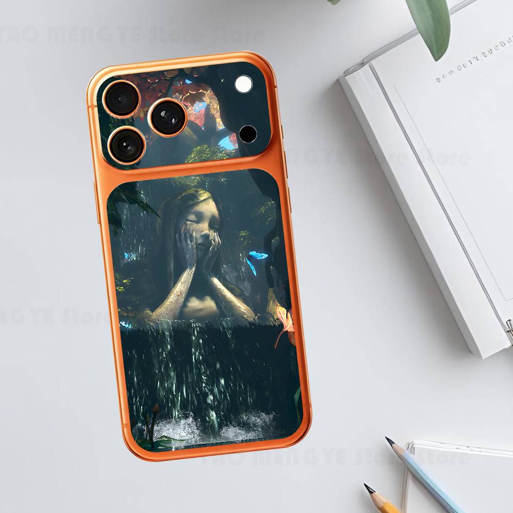 

Game M-Madness R-Returns Alice Plain Decal Skin For IPhone17 Pro ProMax Back Film Cover Wrap Anti-scratch Durable Sticker iPhone17pro