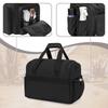 BAFASO Barber Tool Bag Black, Hairdressing & Grooming Supplies Organizer with Dividers, 2 Storage Pouches & Insulated Lining, Bag Only
