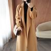 Plus Size Women's Mid-Length Wool Coat - 2022 Autumn/Winter Korean Style