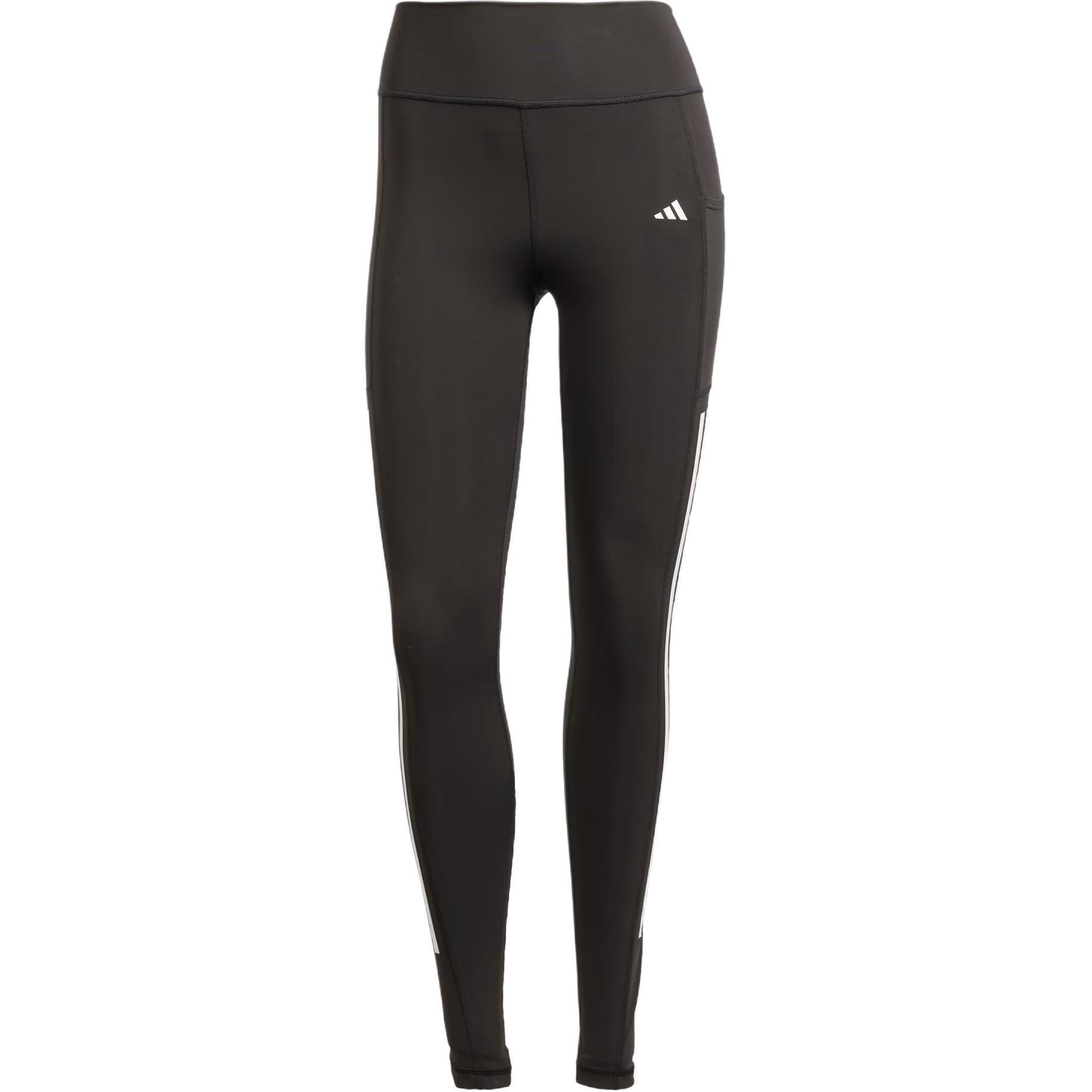 (WMNS) adidas Optime 3-Stripes Full-Length Leggings Asia Sizing Black Women s IT9105 S