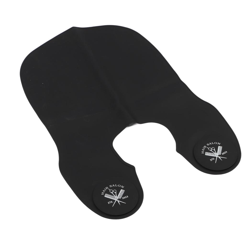 Podložka na stříhání vlasů Černá Vodotěsná Silikonová Velká Velikost Salon Kadeřnictví Stříhací Límec