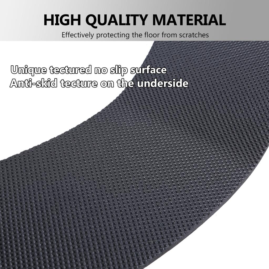 Round Non Slip Recliner Pad Swivel Chair Pad Grippers Floor Protectors Recliner Slide Stoppers to Prevent Sliding