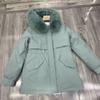 Autumn and Winter Parka Mid To Long Down Coat, Cotton Jacket Adding Velvet and Thickening Cotton Coat, Warm and Casual Cotton Jacket