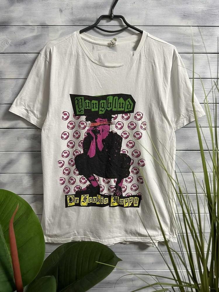 Collection Yungbludd Be Fookin Happy Shirt Unisex Concert S-5XL Reprint SG675 Unisex T-Shirt S