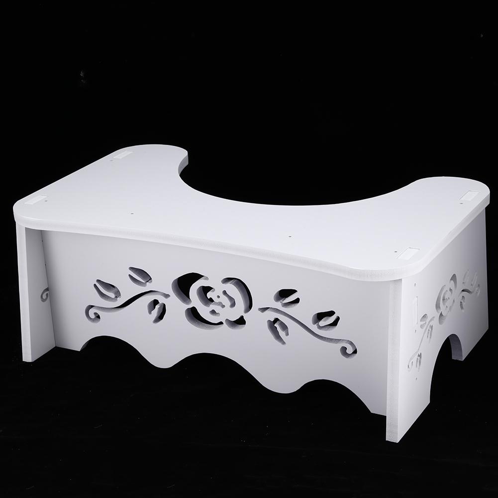 White Squatting Toilet Stool Bathroom Squat Toilet Stool 7 Inch
