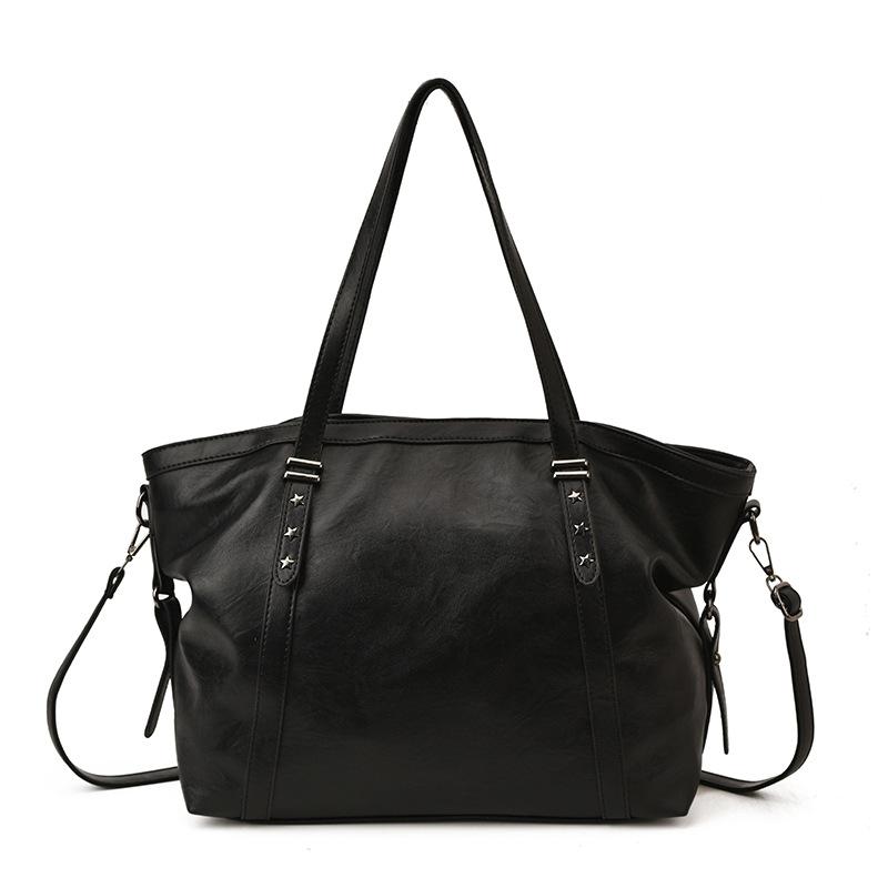 A Large-capacity Tote Bag for Women's Fashionable and Casual Use, with A Shoulder and Crossbody Commuting Bag