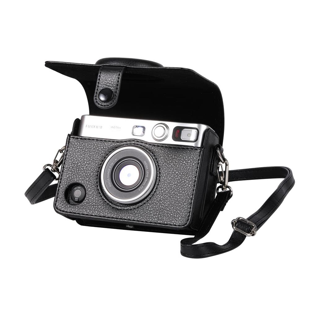 Instax Mini Evo FUJIFILM Instax Protective Fujifilm Instax Full Scratch Shoulder Strap PU Convenient To Easy To Take Includes Magnetic Snap Case,