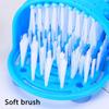 1 Pair Foot Brushes Built-In Massage Function Rich Foam Soothing