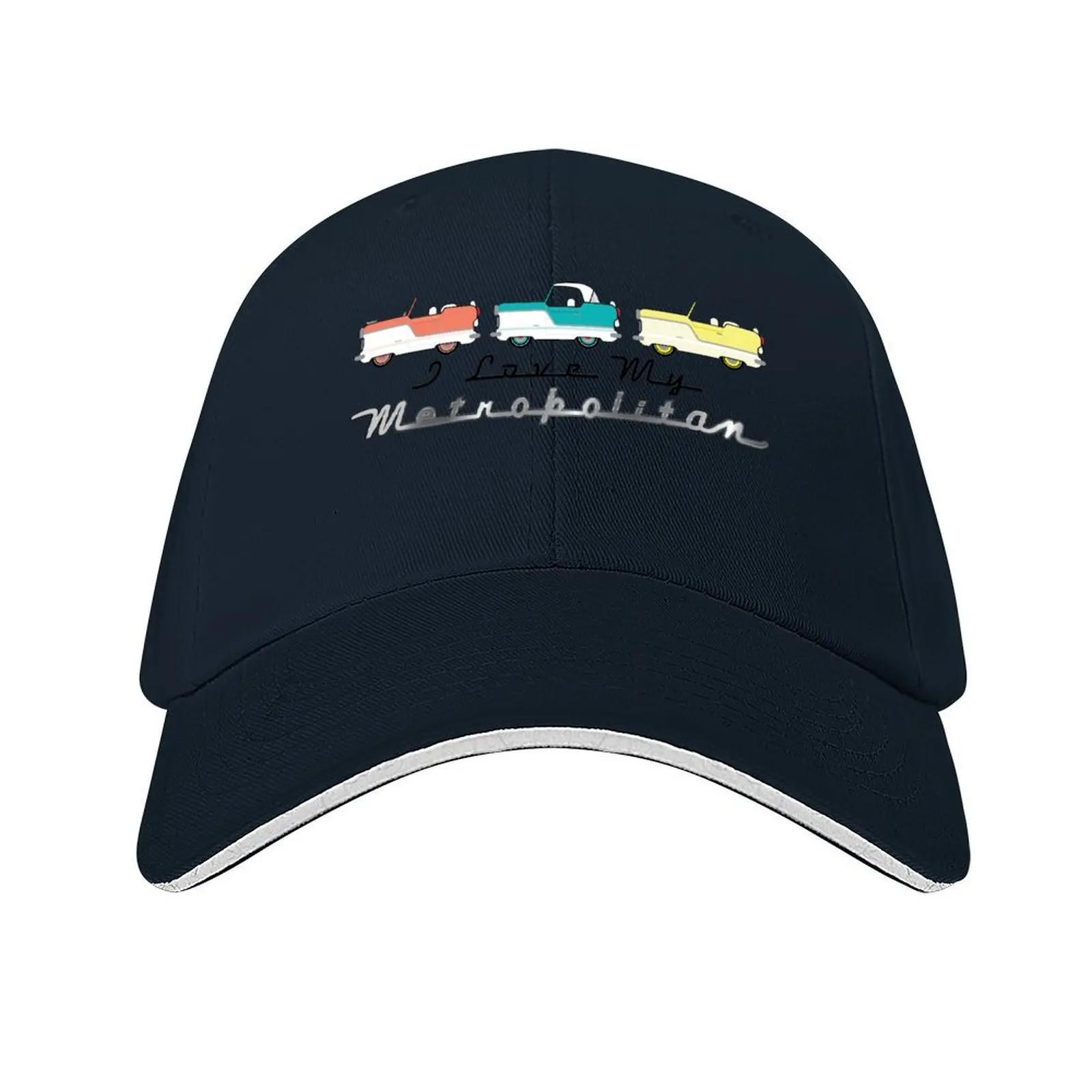 

I LOVE MY METROPOLITAN Baseball Cap Fishing cap Visor hats for Unisex Hat Luxury Brand Elegant Womens Hats Unisexs