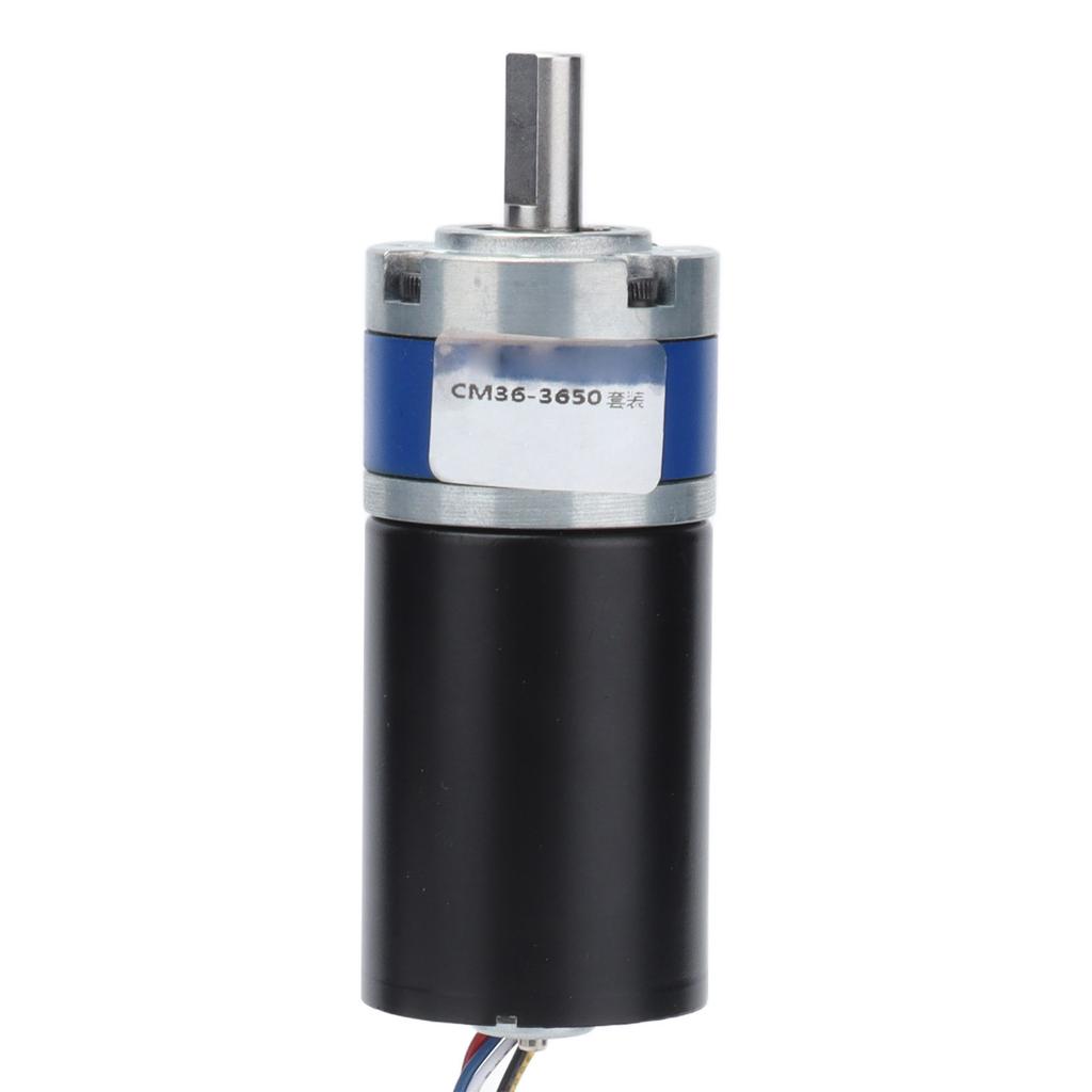 Gear Motor Speed Reduction Planetary Brushless D Shaft DC 12V Set Kit with Controller1200RPM