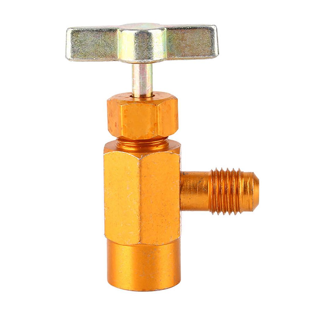 1pc AC R-134a Refrigerant Tap Can Dispensing 1/2" ACME Thread Valve M16 Thread
