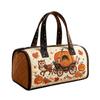 Gesteppte Baumwoll-Reise-Duffeltasche mit Fußball-Print, Stilvolle Yoga-Handtasche