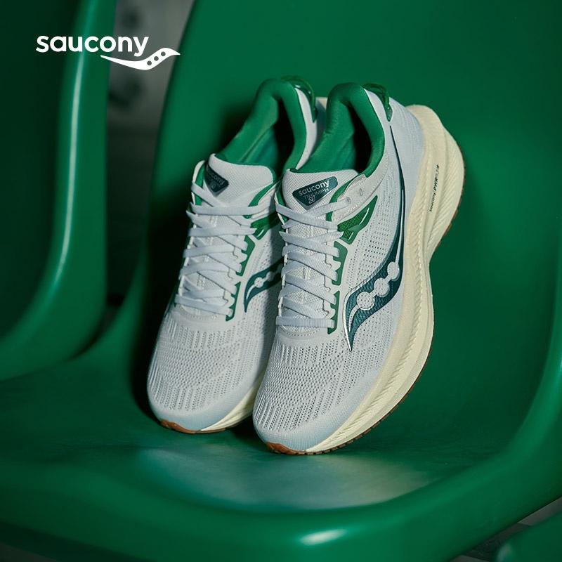 Saucony Triumph 21 Comfortable Slip Resistant, Abrasion Resistant, Breathable, Rebound Low top Men's S20881-136