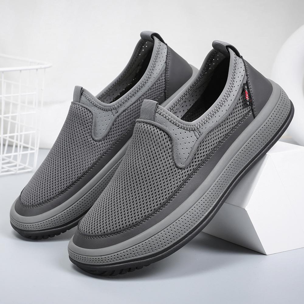 Men's Mesh Breathable Shoes Comfy Non Slip Casual Walking Shoes for Men's Outdoor Shoes