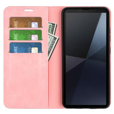 For Sony Xperia 10 VI Wallet Case PU Leather Folio Flip Phone Cover Mobile Accessories Wholesale