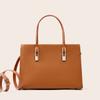 Atmospheric New Red Bag Leather Women's Bag Handbag