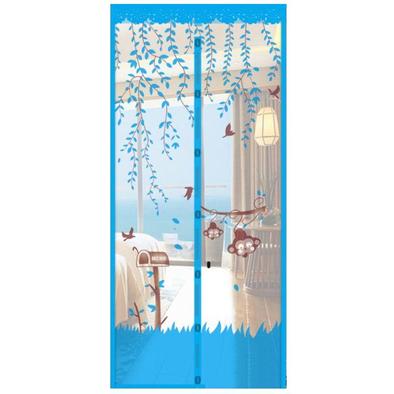 Anti Insect Mosquito Bugs Magnetic Tulle Automatic Closing Door Screen Mesh Net