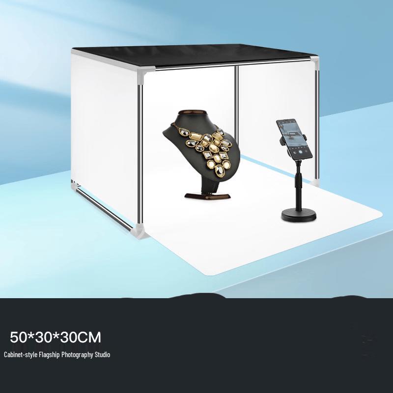 OLOEY 50x30cm Portable Photo Studio Light Box