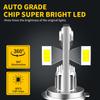 2PCS LED Headlight Bulb Kit H7 High Low Beam H11 Fog Lights 6000K White Bulbs Bright Lamp Canbus For Peugeot 208 GT 2014-2017