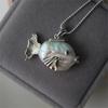Collier de Perles Poisson-Clown Baleine Perle Baroque Collier Style Marin Boucle d'Oreille Petit Poisson Plage