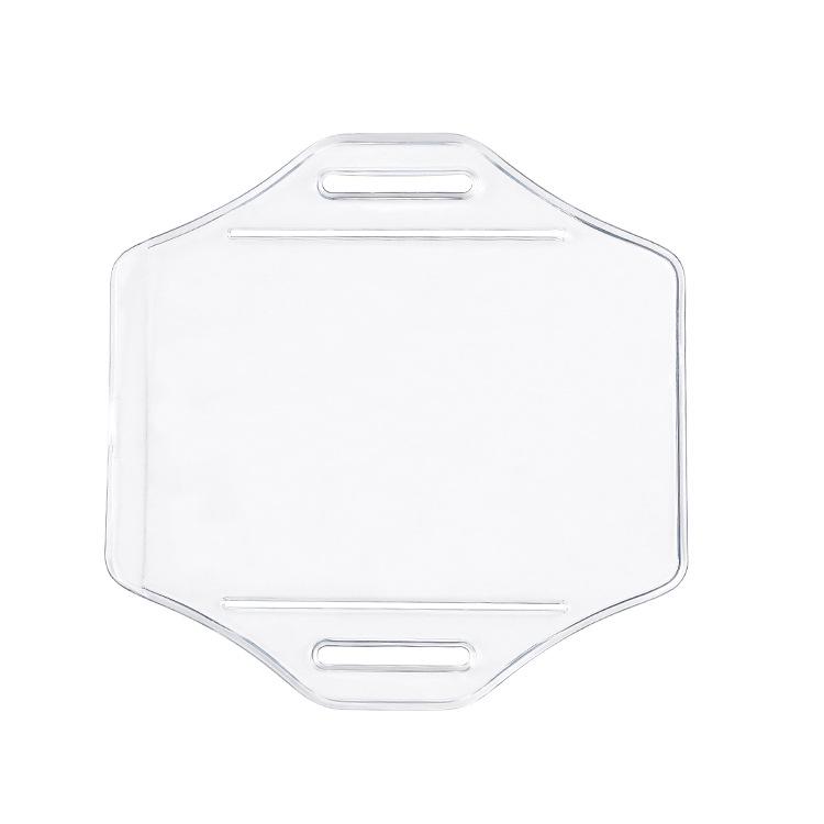 Adjustable PVC Transparent Armband Card Holder