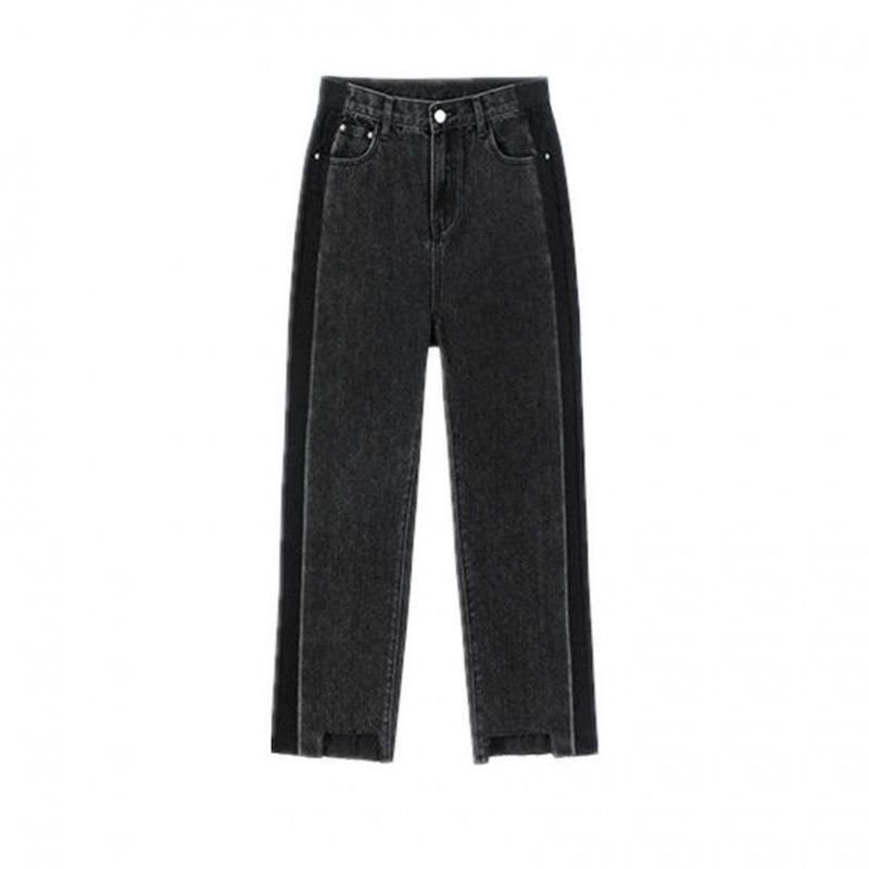 2024 Winter Women's High Waist Retro Wide-Leg Slimming Jeans