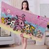 Kawaii T-Tokidoki Anime Beach Towel Colorful Bath Towels For Girl Microfiber Quick Dry Sand Free Beach Yoga Spa Gym Pool