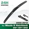 Rear Windshield Wipers Blades,Premium All-Season Wiper Blades Replacement For Mazda 6 Hatchback GG1 GH1 GH2 2002-2012