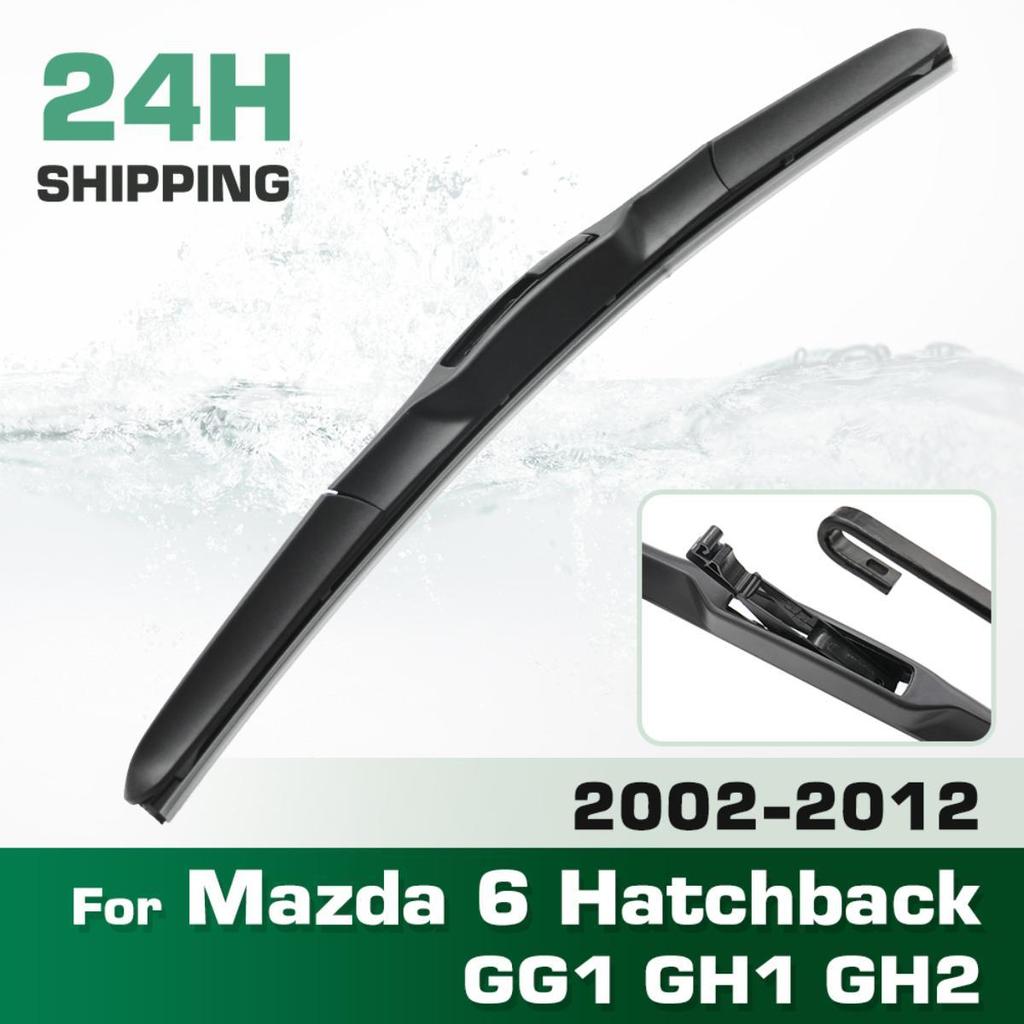 Rear Windshield Wipers Blades,Premium All-Season Wiper Blades Replacement For Mazda 6 Hatchback GG1 GH1 GH2 2002-2012