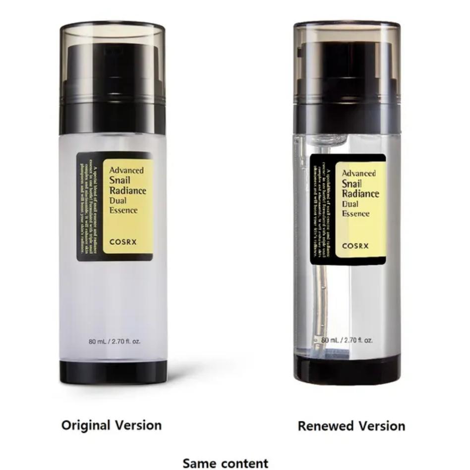 COSRX Advanced Snail Radiance Dual Essence 80ml, Korean