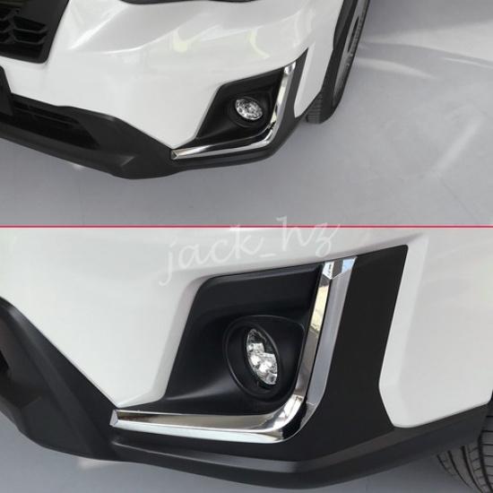 Chrome Fog Light Trims Accessories For 2018- Subaru Crosstrek XV
