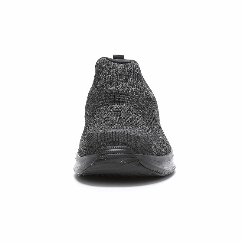 Moonstar Synergy High Shock Wide SNGY 3E Cushion, Lightweight, Soft, Cushioning, Rebound, Absorption, Breathable, Fit, Men's, MY05, Black, 27.0 cm,