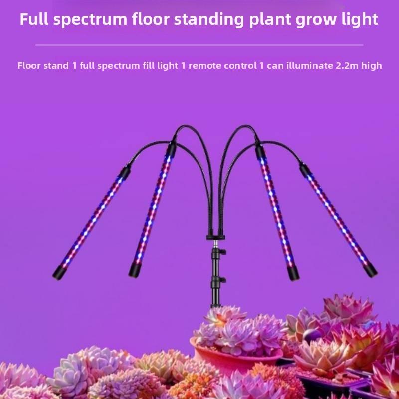 Full Spectrum Led Grow Light With Adjustable Clamps For Indoor Plant Cultivation