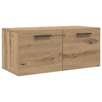 Wall Mounted Cabinet Artisan Oak 80 X 36.5 X 35 Cm Particleboard
