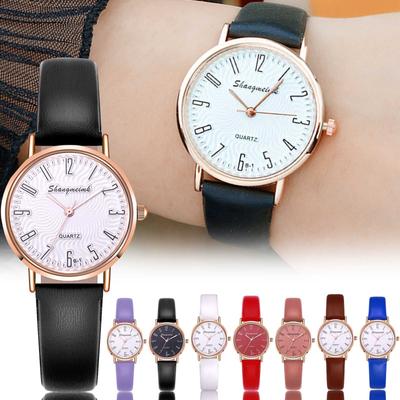 Women's Watch Digital Dial Quartz Leather Wristband Gift Suitable For Women And Girls