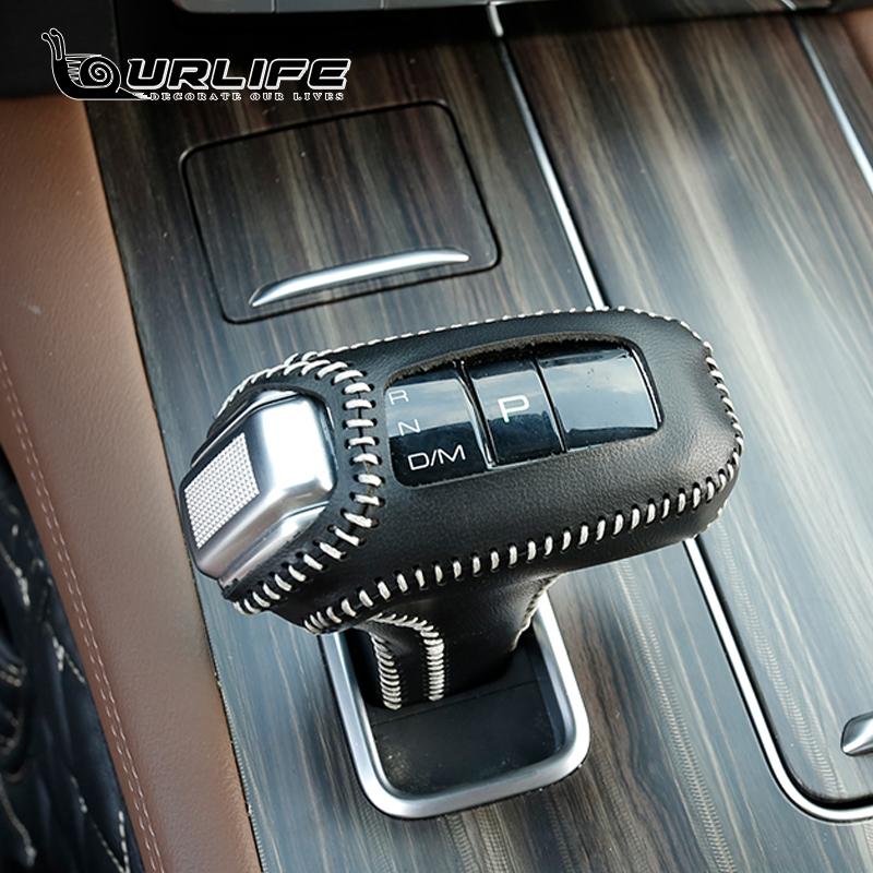 Para Haval H9 2017-2022 Capa de couro para manopla de câmbio de carro, acessórios para decoração de estilo de carro