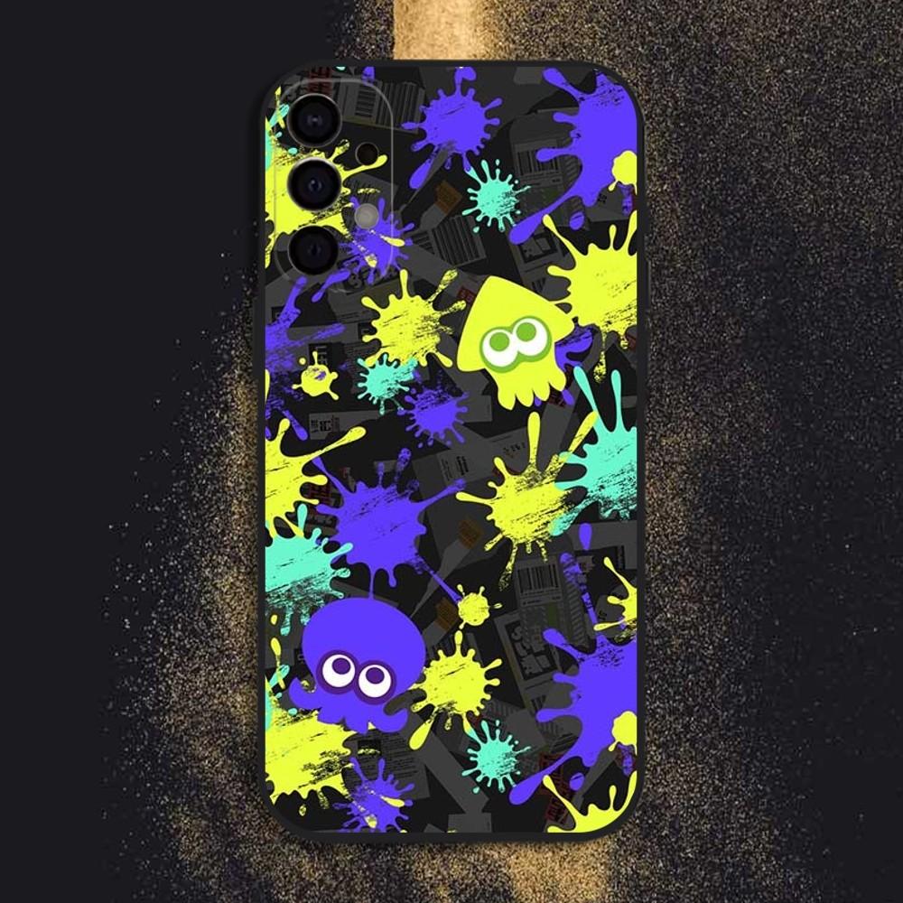 S-Splatoon Game Phone Case For Samsung S25,S24,S21,S22,S23,S30,Ultra,S20,Plus,Fe,Lite,Note,10,9,5G Black Cover