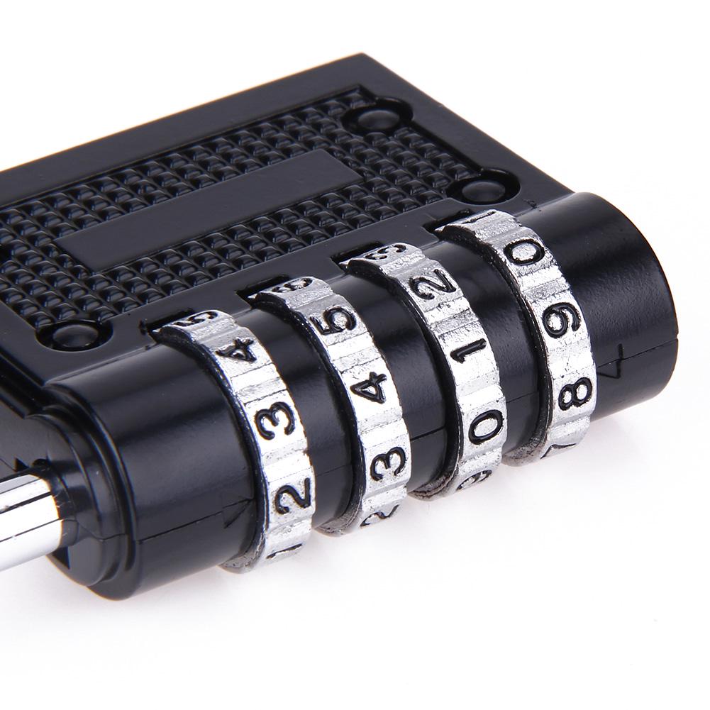 Zinc Alloy Password Lock Multifunctional 4 Dial Digit Gate Lock Waterproof Password Code Lock Anti-theft for Travelling Bag