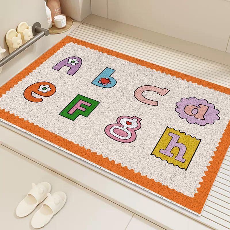 Non-Slip Floor Mats In The Bathroom, Durable Floor Mats In The Bathroom, Foot Mats, Silk Rings In The Shower, Cutting Carpet In The Shower. 40*60cm
